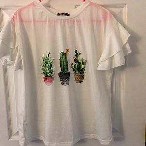 Shein Plant T-Shirt